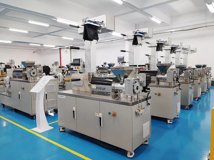 potop co,. ltd factory pictures  lab film blown machine