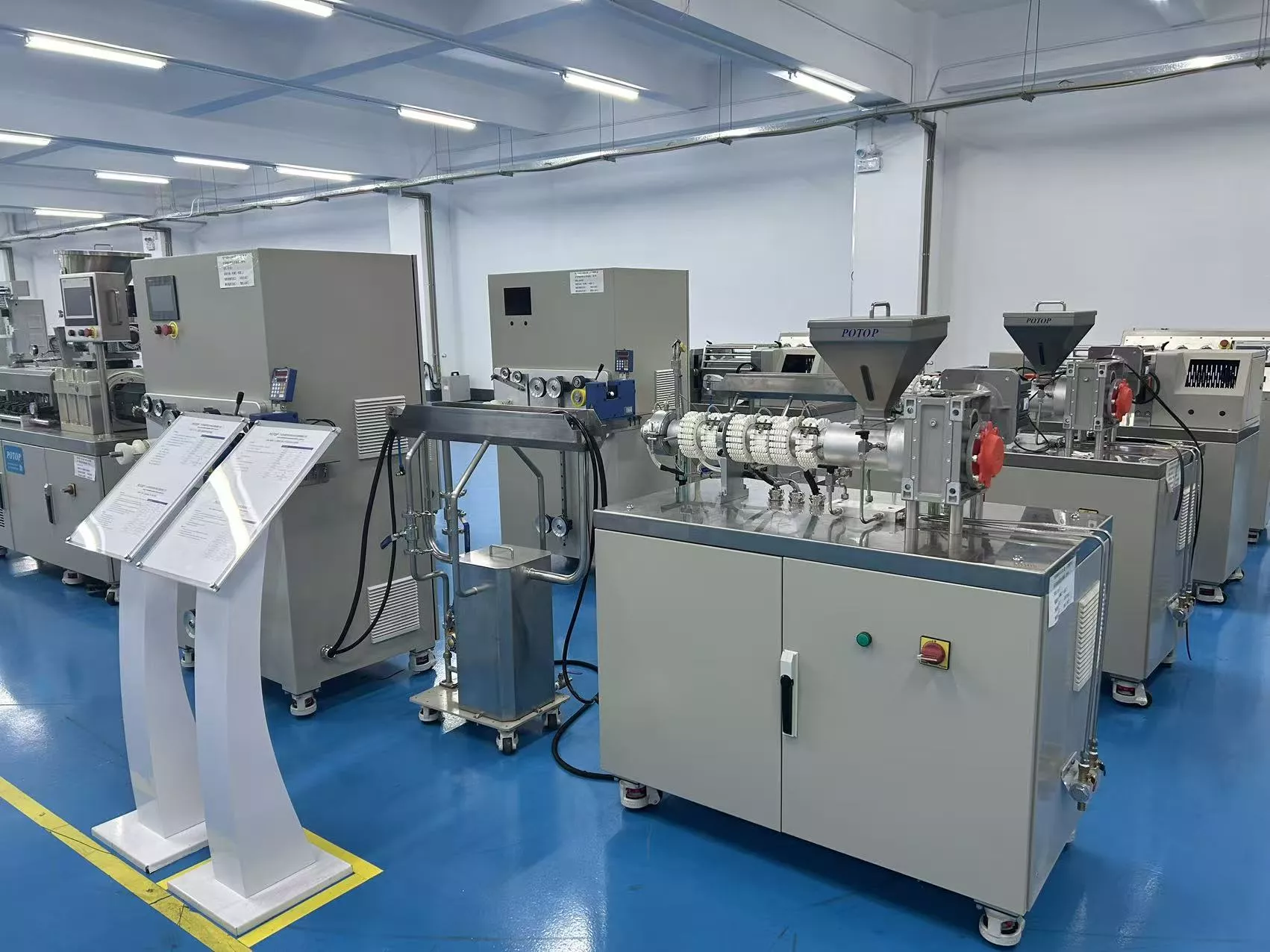 potop co,. ltd factory pictures lab 3D filament line